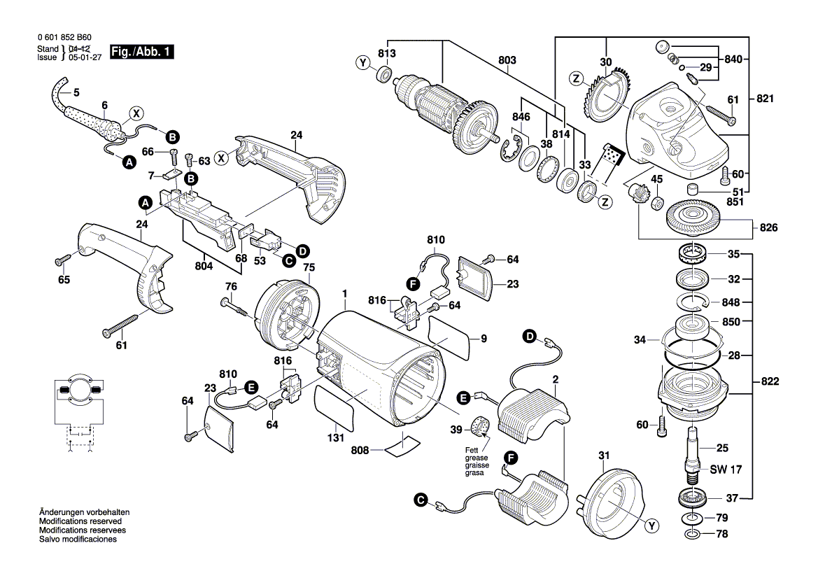 New Genuine Bosch 1601118F38 Manufacturer's nameplate