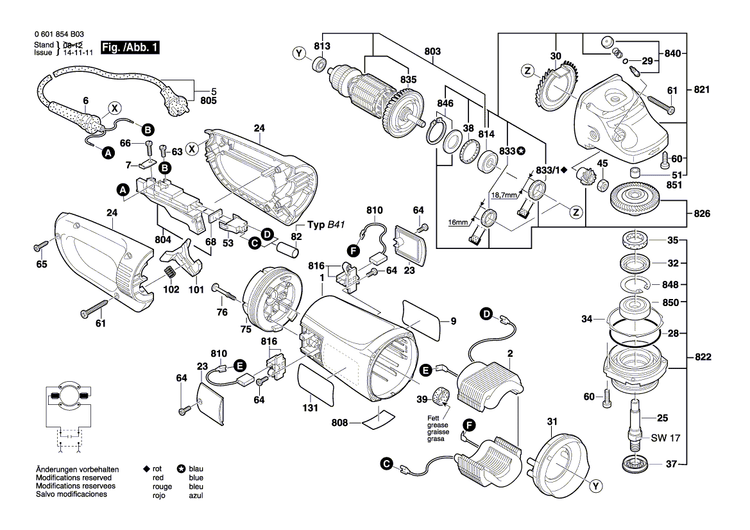 New Genuine Bosch 1601118F98 Manufacturer's nameplate