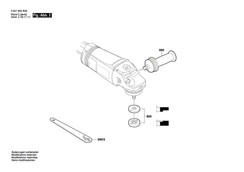 New Genuine Bosch 1601118G66 Reference Plate
