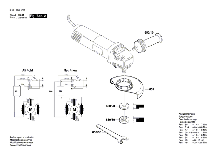 New Genuine Bosch 1601118K48 Nameplate