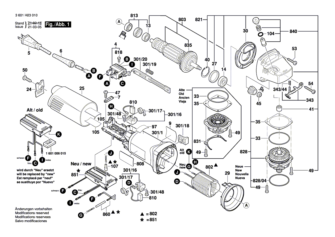 New Genuine Bosch 1601118K48 Nameplate