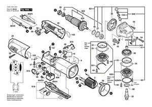 New Genuine Bosch 1601118K50 Nameplate