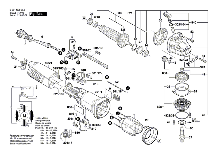 New Genuine Bosch 1601118L02 Manufacturer's nameplate
