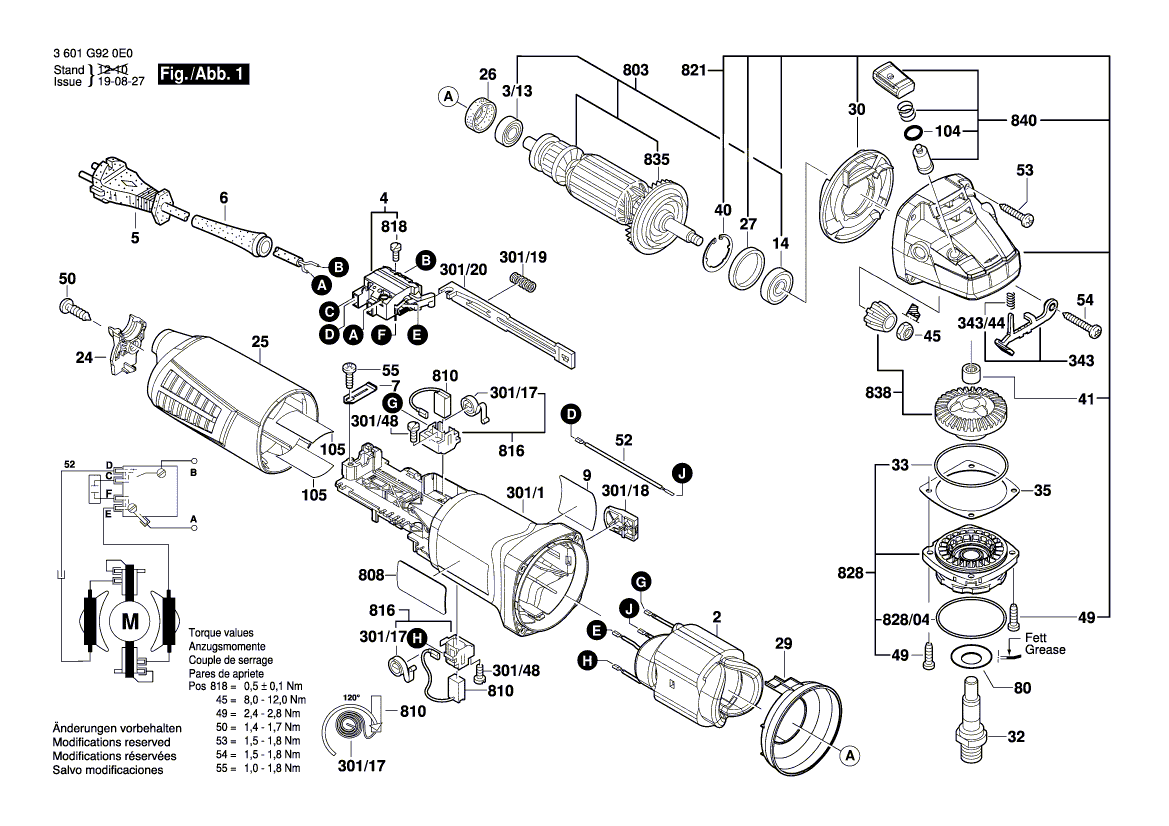 New Genuine Bosch 1601118L04 Manufacturer's nameplate