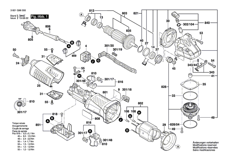 New Genuine Bosch 1601118L06 Manufacturer's nameplate
