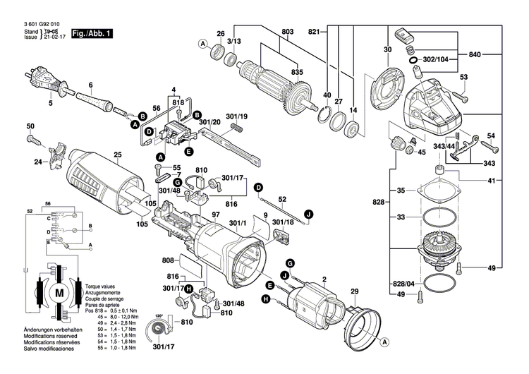 New Genuine Bosch 1601118L44 Manufacturer's nameplate