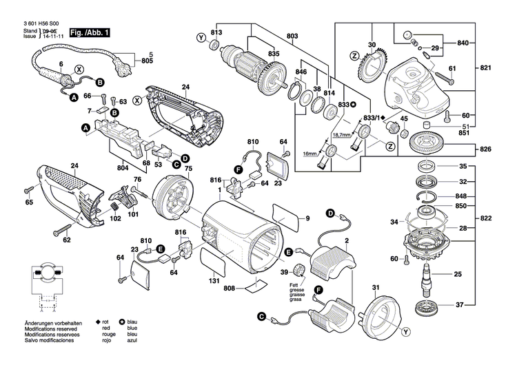 New Genuine Bosch 1601118R43 Manufacturer's nameplate