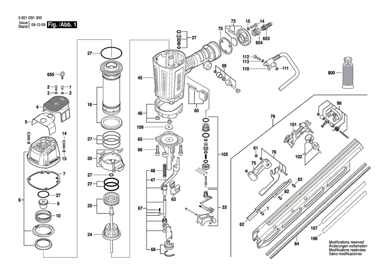 New Genuine Bosch 1601118S44 Nameplate