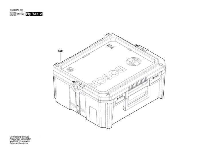 New Genuine Bosch 1601118T33 Nameplate