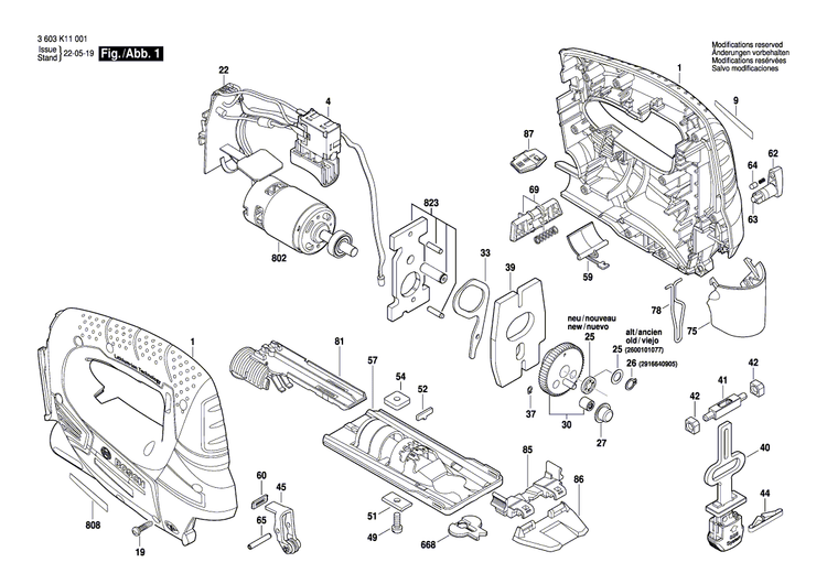 New Genuine Bosch 160111A150 Manufacturer's nameplate