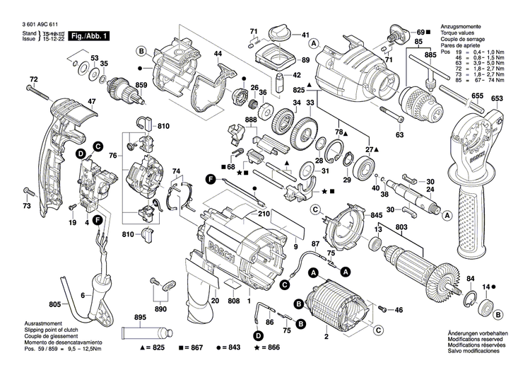 New Genuine Bosch 160111A1NC Nameplate