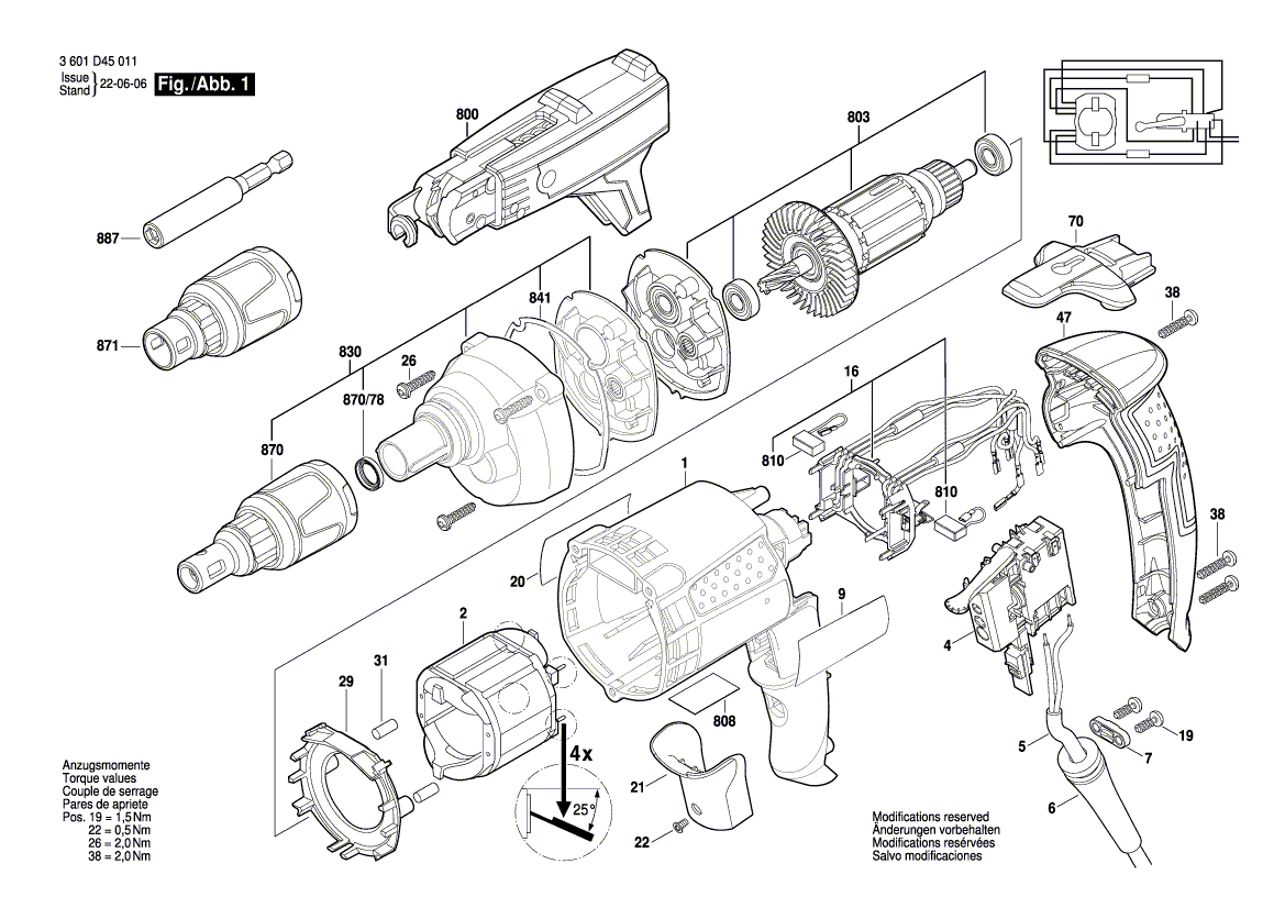 New Genuine Bosch 160111A1ZG Nameplate