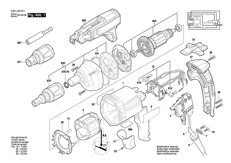 New Genuine Bosch 160111A1ZG Nameplate