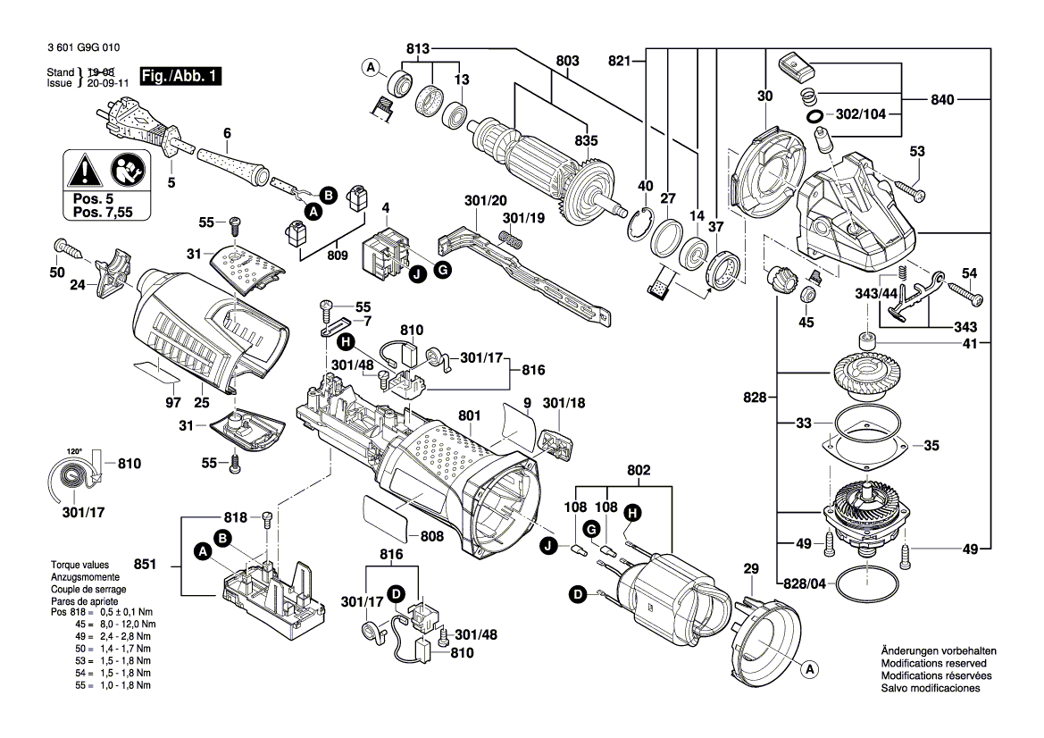 New Genuine Bosch 160111A20W Nameplate