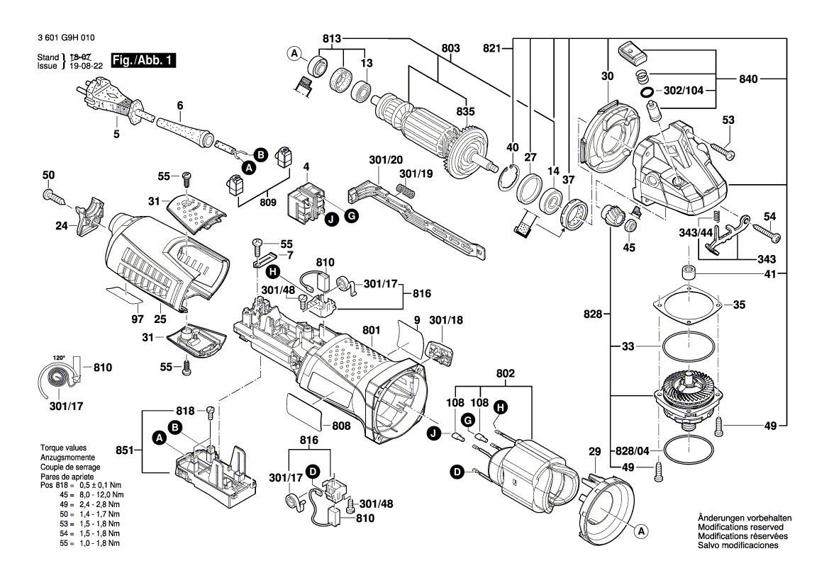 New Genuine Bosch 160111A20Z Nameplate