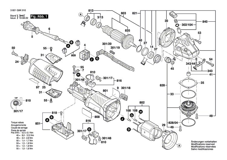 New Genuine Bosch 160111A211 Nameplate