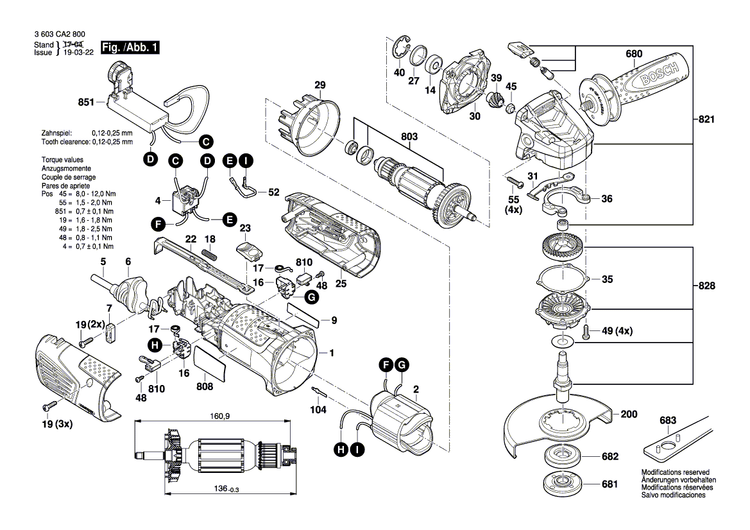 New Genuine Bosch 160111A29G Nameplate