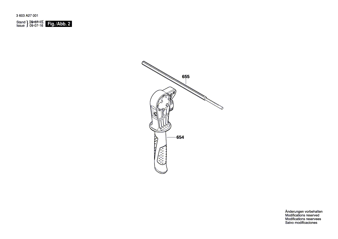 New Genuine Bosch 160111A2GZ Nameplate