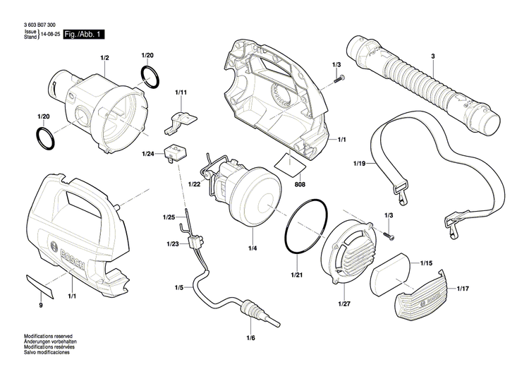 New Genuine Bosch 160111A2LT Nameplate