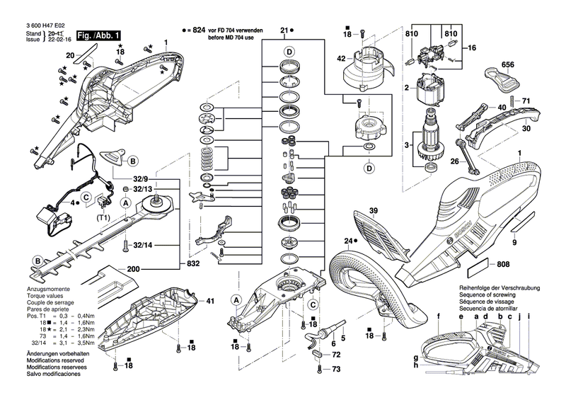 New Genuine Bosch 160111A2PB Nameplate