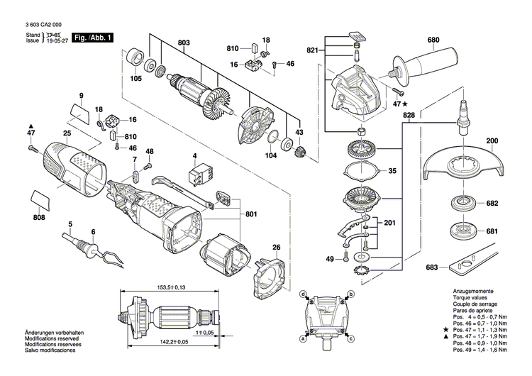 New Genuine Bosch 160111A2S8 Nameplate