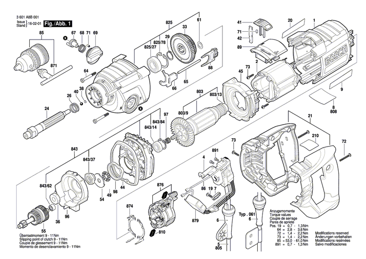 New Genuine Bosch 160111A32W Nameplate