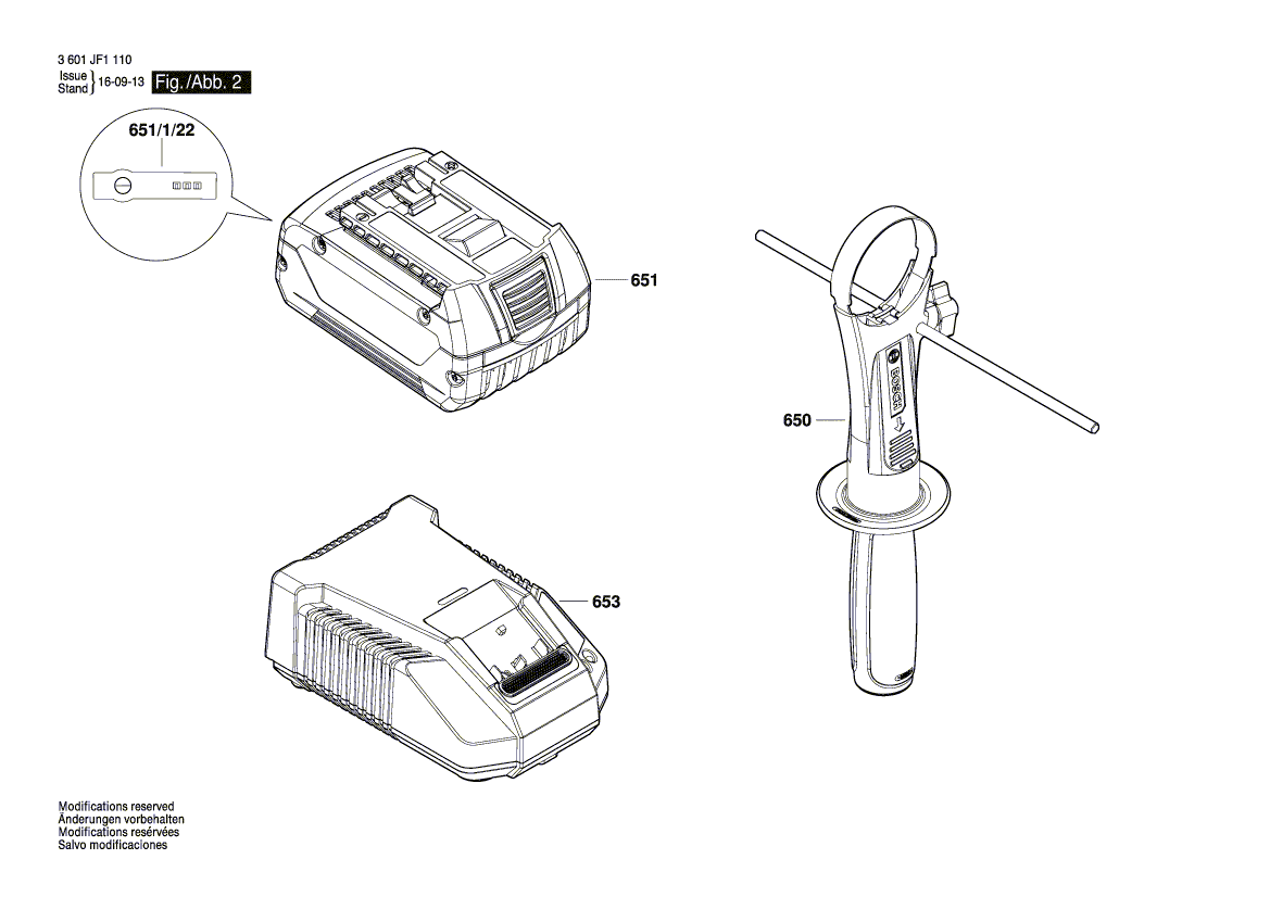 New Genuine Bosch 160111A3DV Manufacturer's nameplate