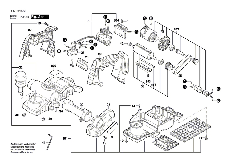 New Genuine Bosch 160111A3RV Nameplate