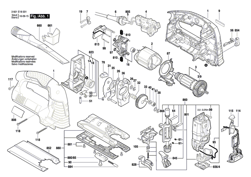New Genuine Bosch 160111A3SS Nameplate