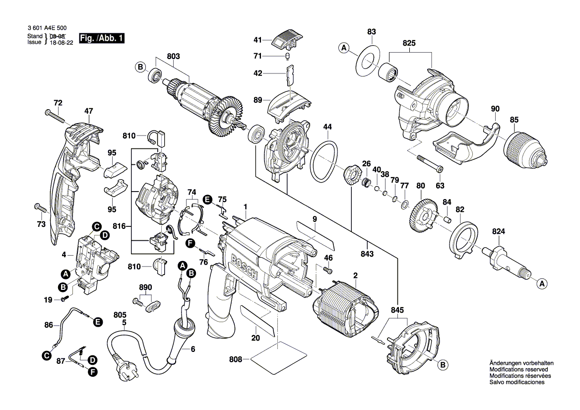 New Genuine Bosch 160111A3Y7 Nameplate