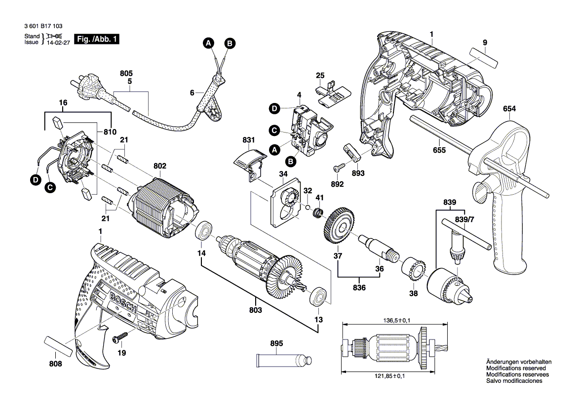 New Genuine Bosch 160111A3Z6 Nameplate