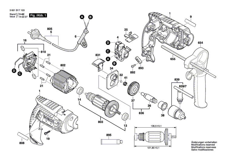 New Genuine Bosch 160111A3Z6 Nameplate