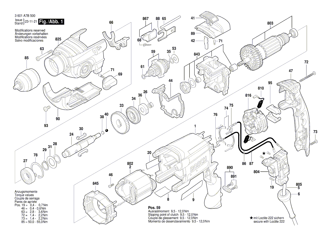 New Genuine Bosch 160111A3ZP Nameplate