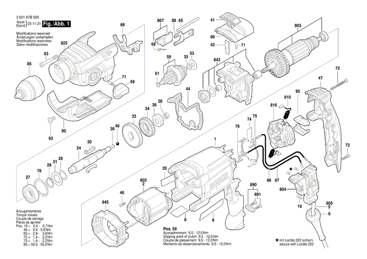New Genuine Bosch 160111A3ZP Nameplate