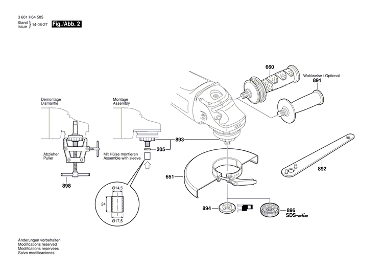 New Genuine Bosch 160111A4EL Nameplate
