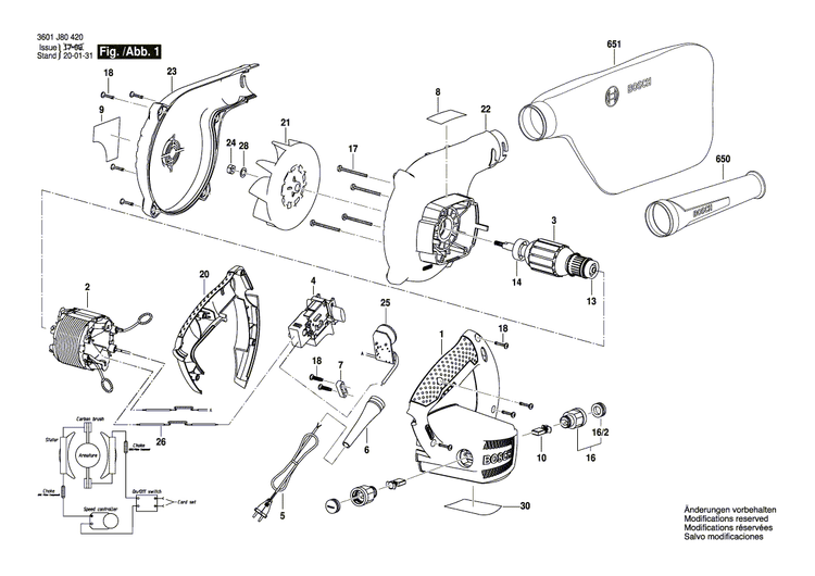New Genuine Bosch 160111A4MX Nameplate