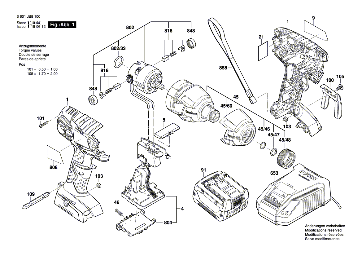 New Genuine Bosch 160111A4PV Nameplate