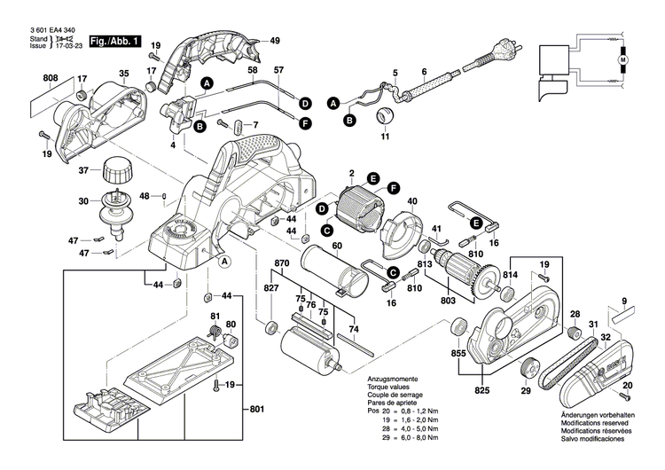 New Genuine Bosch 160111A538 Nameplate