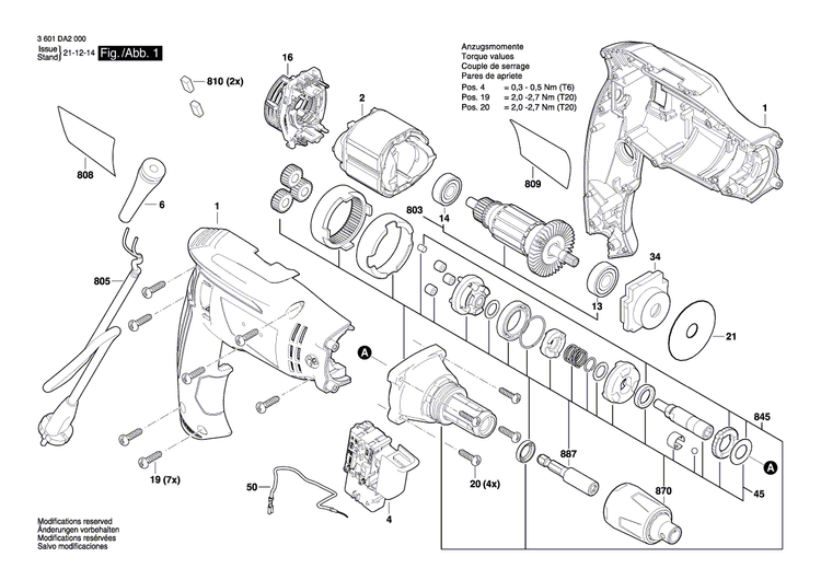 New Genuine Bosch 160111A5FG Type Label