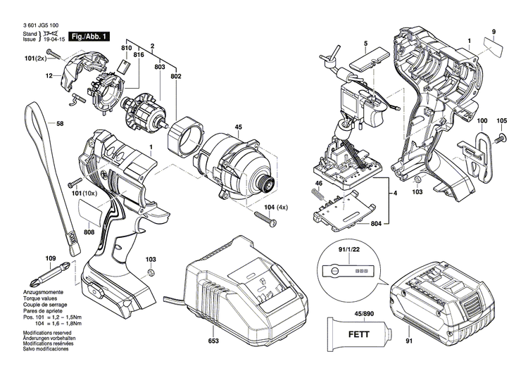 New Genuine Bosch 160111A5FZ Nameplate