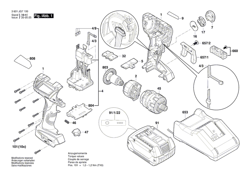 New Genuine Bosch 160111A5MZ Type Label