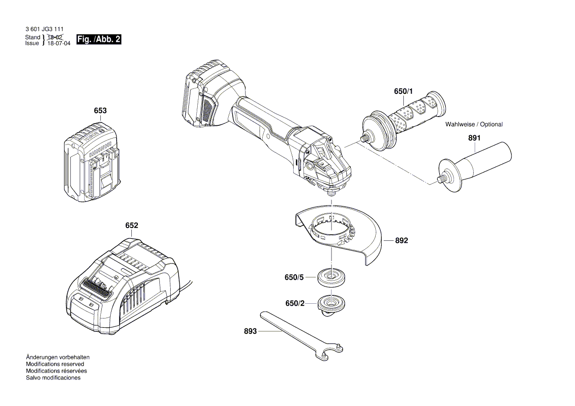 New Genuine Bosch 160111A62Z Nameplate