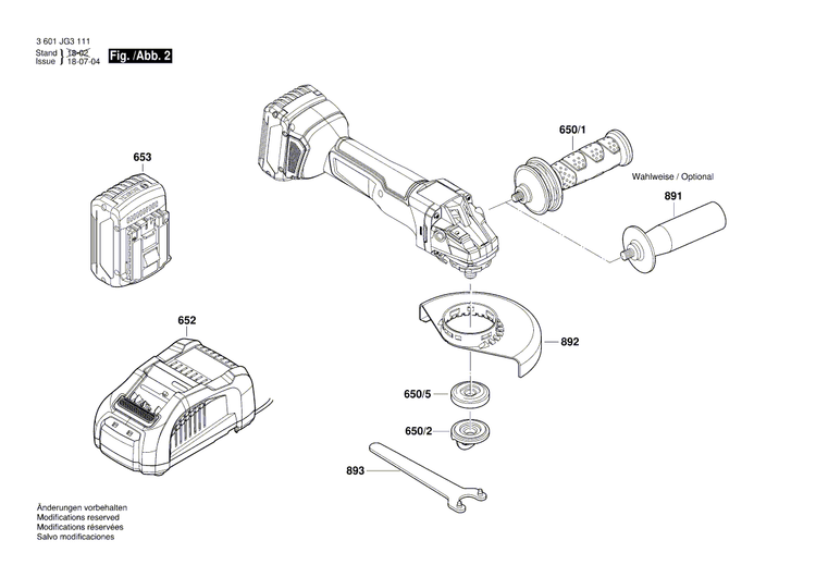 New Genuine Bosch 160111A62Z Nameplate