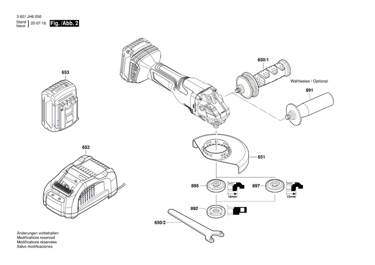 New Genuine Bosch 160111A6BG Nameplate