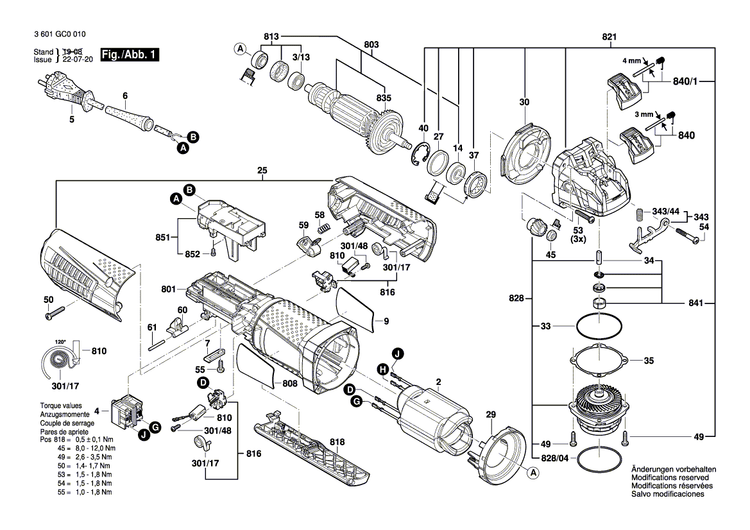 New Genuine Bosch 160111A6JV Nameplate