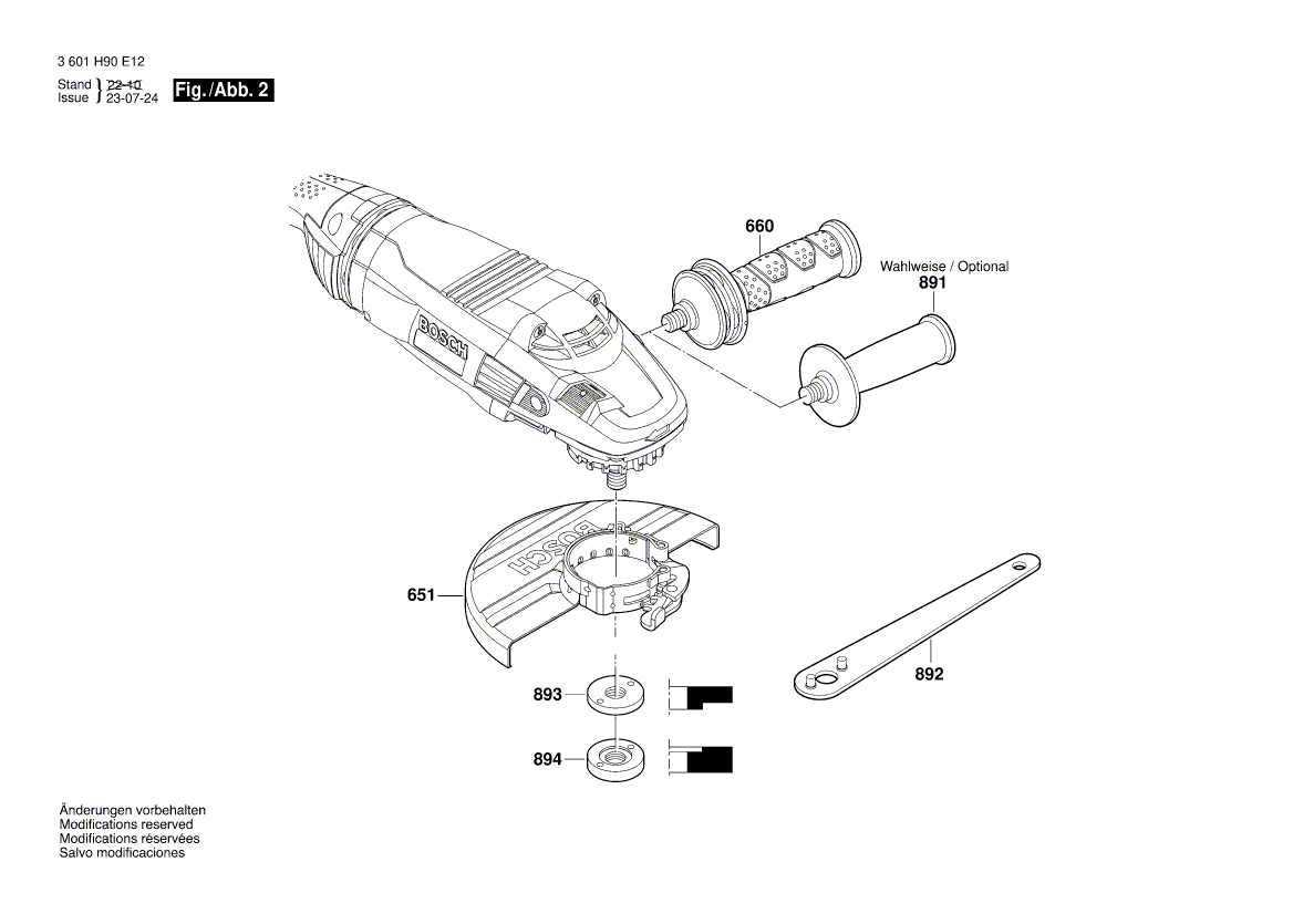 New Genuine Bosch 160111A6RG Nameplate