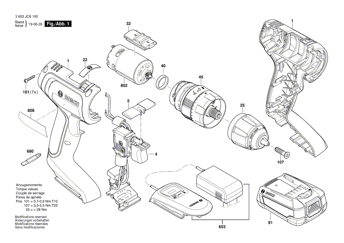 New Genuine Bosch 160111A6TD Nameplate