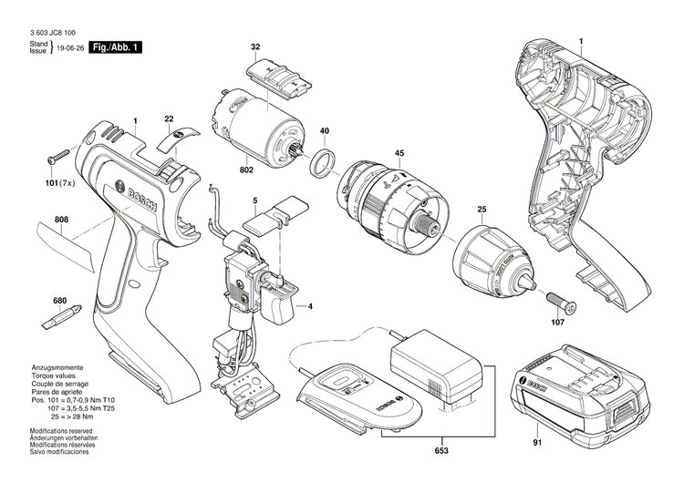 New Genuine Bosch 160111A6TD Nameplate