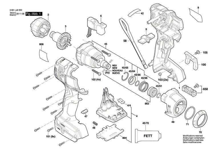 New Genuine Bosch 160111A70P Nameplate