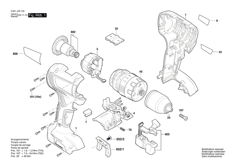 New Genuine Bosch 160111A76H Nameplate